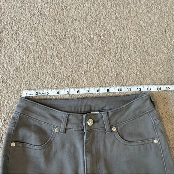 H&M Divided Gray Wide Leg Jeans Womens Size 4 - Picture 8 of 13